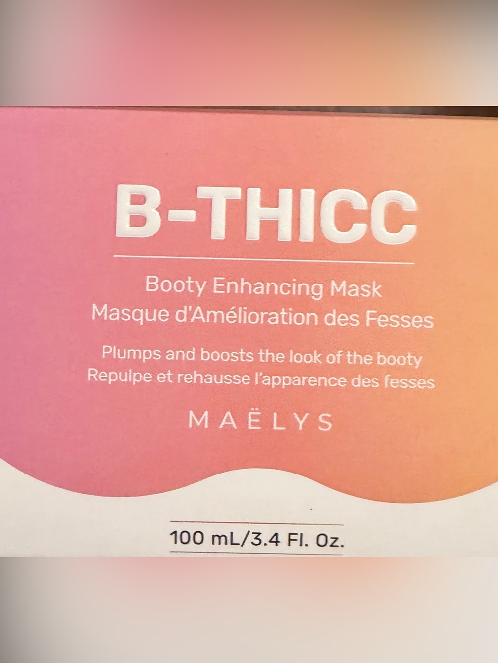 MAËLYS B-THICC Booty Enhancing Mask - Pink Gradient